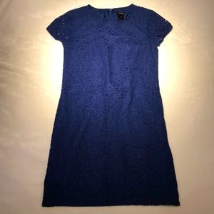 Ann Taylor navy a-line dress, size 0
